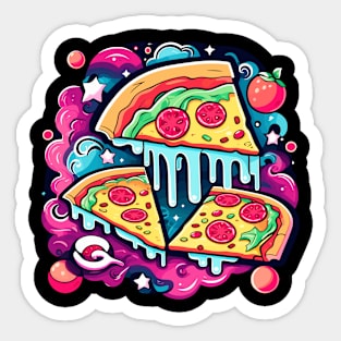 Pizza Slice Illustration Sticker